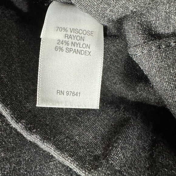 J Jill Pants Womens Medium Ponte Legging Gray Stretch Elastic Waist Tapered Leg - Picture 4 of 6